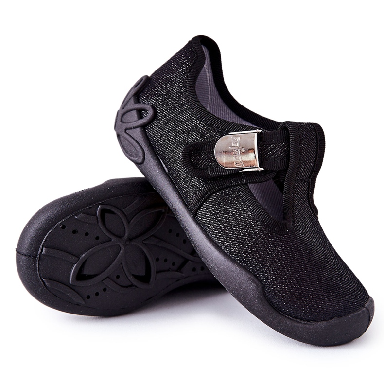 BEFADO S.A. Chinelos de bailarina Befado Shiny 115X006 Preto