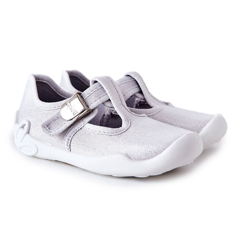 BEFADO S.A. Chinelos de bailarina Befado Shiny 115X001 Silver prata