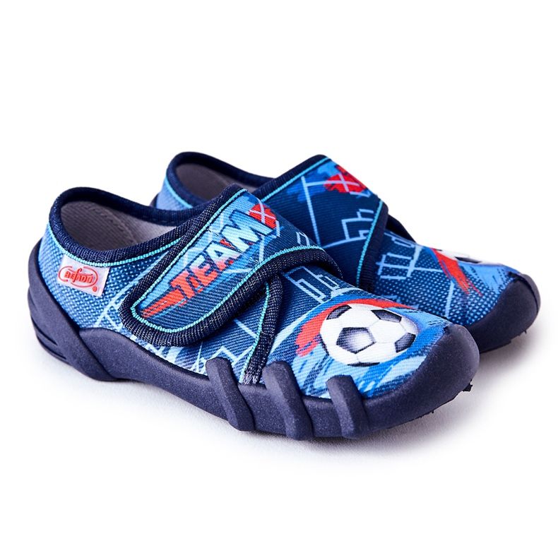 BEFADO S.A. Chinelos Befado Blue Velcro 273X321 azul