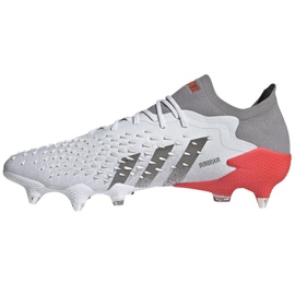 Chuteiras Adidas Predator Freak.1 L Sg M FY6268 branco branco Chuteiras Adidas Predator Freak.1 L Sg M FY6268 branco branco