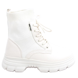 Botas com cano alto Ritius Beige bege
