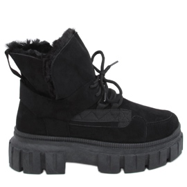 Botas de neve com isolamento Arbor Black preto