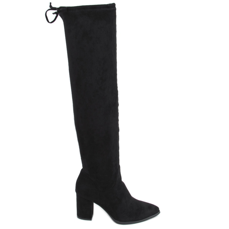 Botas de salto alto da Peti Black preto