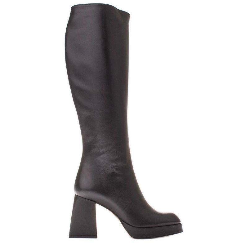 Marco Shoes Elegantes botas Patrizia na plataforma preto