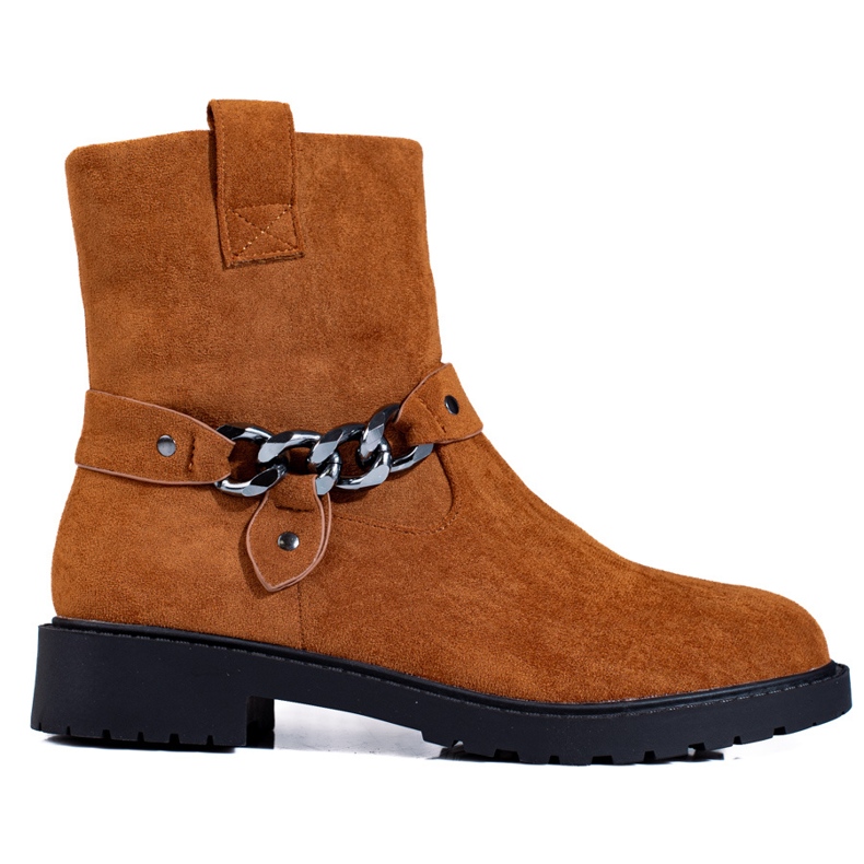 Weide Trabalhadores de camurça clássicos laranja