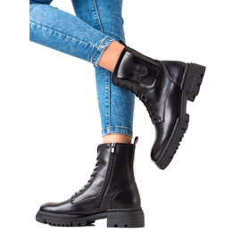 W. Potocki Botas potocki clássicas de amarrar preto W. Potocki Botas potocki clássicas de amarrar preto