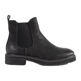 Botas pretas clássicas de Sergio Leone preto