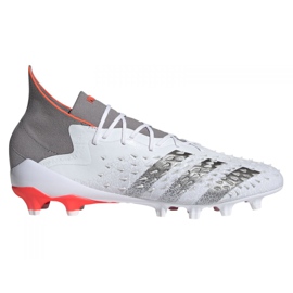 Chuteiras Adidas Predator Freak.1 Ag M FY6254 cinza, branco branco