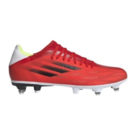 Chuteiras Adidas X Speedflow.3 Sg M FY3286 multicolorido laranjas e vermelhos
