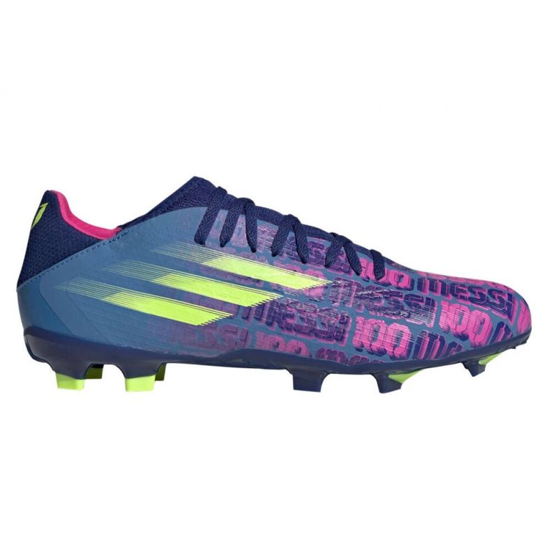 Chuteiras Adidas X Speedflow Messi.3 Fg M FY6888 azul marinho, roxo, azul, multicolorido azul
