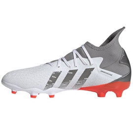 Chuteiras Adidas Predator Freak.3 Fg M FY6276 cinza, branco branco