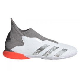 Chuteiras Adidas Predator Freak.3 Ll In Jr FY7867 cinza, branco branco