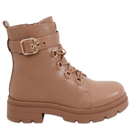 Botas militares Pomona Camel marrom
