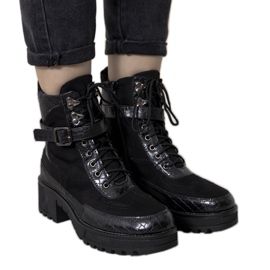 Botas pretas femininas canales preto