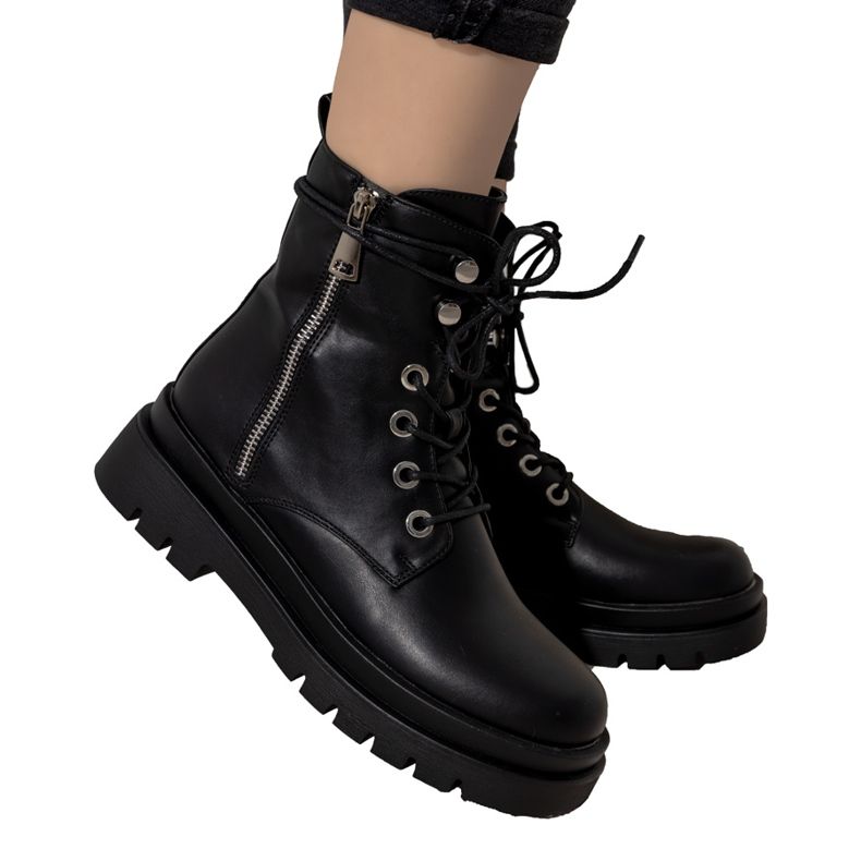 Black Hillman isolou botas femininas preto