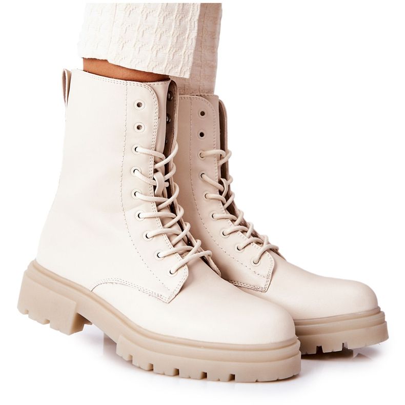 PE1 Botas altas Workery Beige Rozelle bege
