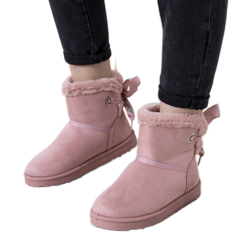 Botas de neve com isolamento rosa de Hamilton