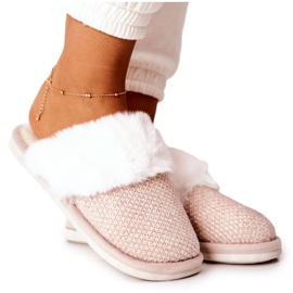 Chinelos Quentes Flamarin Bege Com Pele Chinelos Quentes Flamarin Bege Com Pele