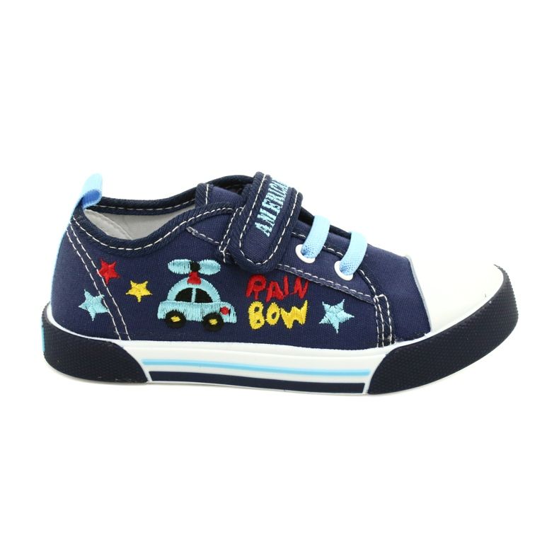 Tênis American Club Ten15 Navy Velcro azul marinho