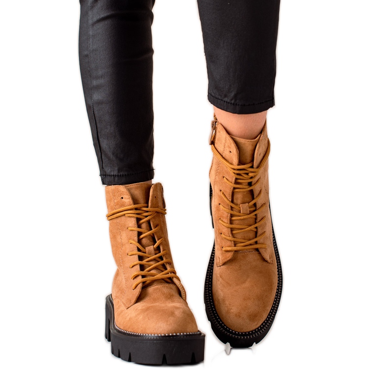 Seastar Trabalhadores de camurça bege