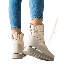 Weide Botas de neve clássicas bege
