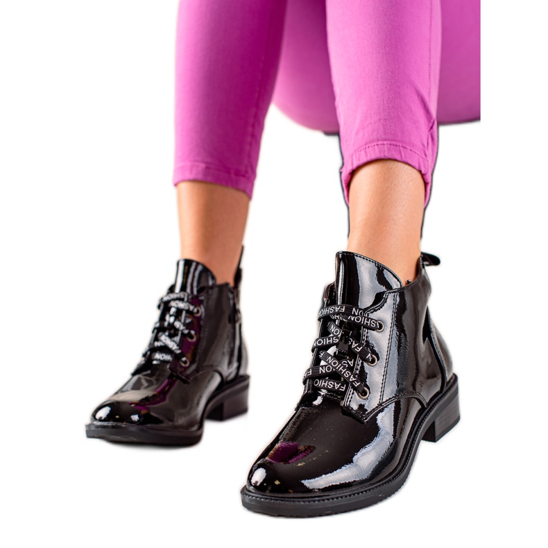 TRENDI Botas Pretas Elegantes preto