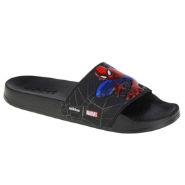 Chinelos Adidas Adilette Shower Slides Spiderman Jr FZ1716 preto