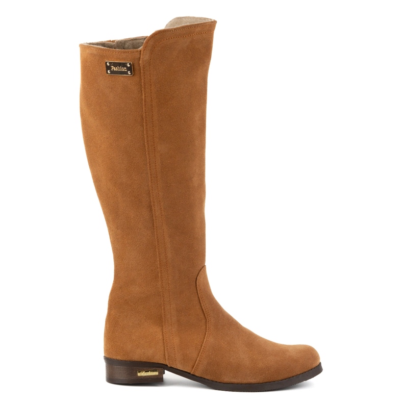 Olivier Botas elegantes vermelho Klara laranja