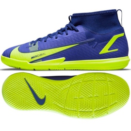 Chuteiras Nike Mercurial Superfly 8 Academy Ic Jr CV0784 474 multicolorido azul