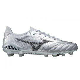 Chuteiras Mizuno Morelia Neo Iii Beta Japão Fg M P1GA219003 cinza prata