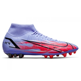 Chuteiras Nike Superfly 8 Academy Km Ag M DJ3984-506 multicolorido roxo