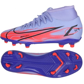 Chuteiras Nike Mercurial Superfly 8 Club Km Mg M DB2856 506 rosa, roxo roxo