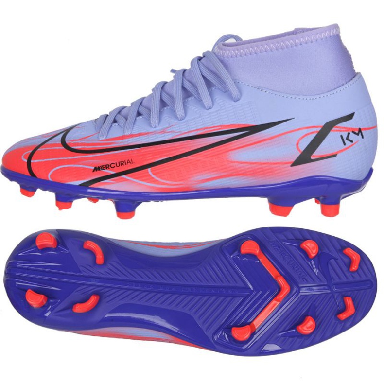 Chuteiras Nike Mercurial Superfly 8 Club Km Mg M DB2856 506 rosa roxo tolet