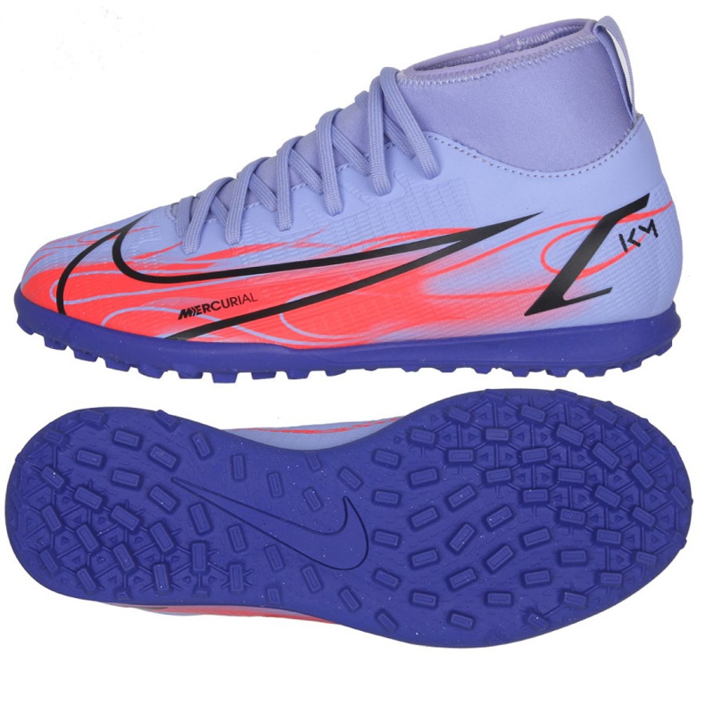 Nike Mercurial Superfly 8 Club Km Tf Jr DB0934 506 chuteiras multicolorido tolet