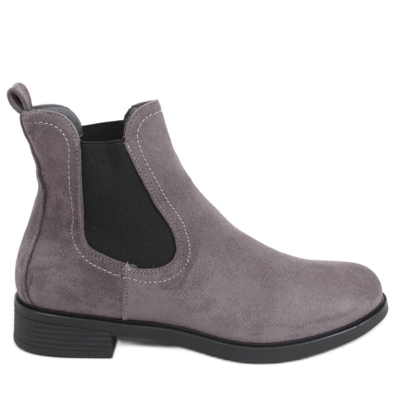 Botas Jodhpur clássicas femininas Musse Grey cinza