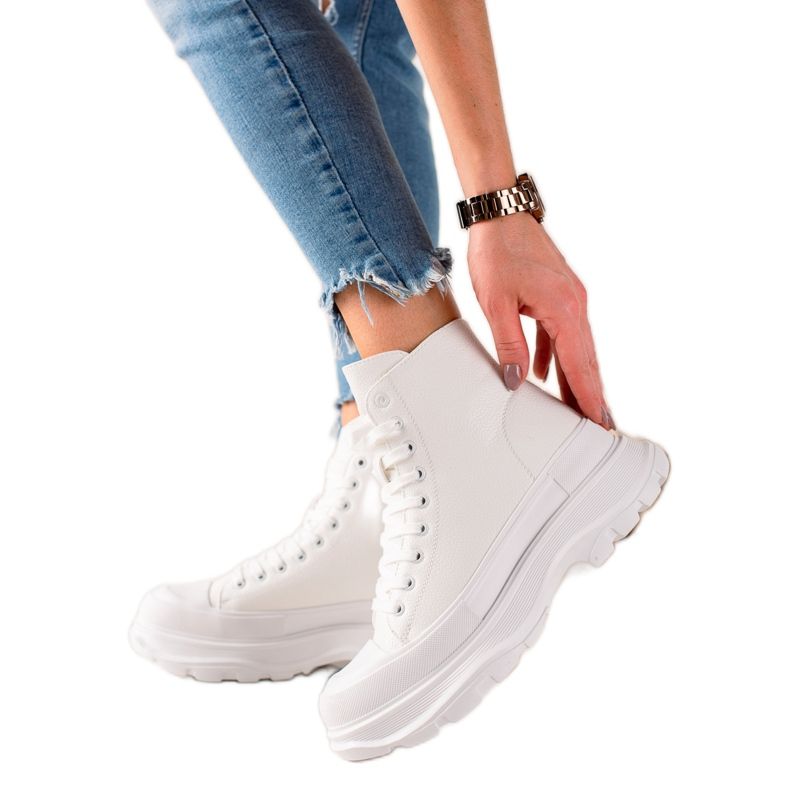 Seastar Tênis na plataforma branco