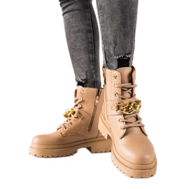 TRENDI Trabalhadores de moda confortáveis bege