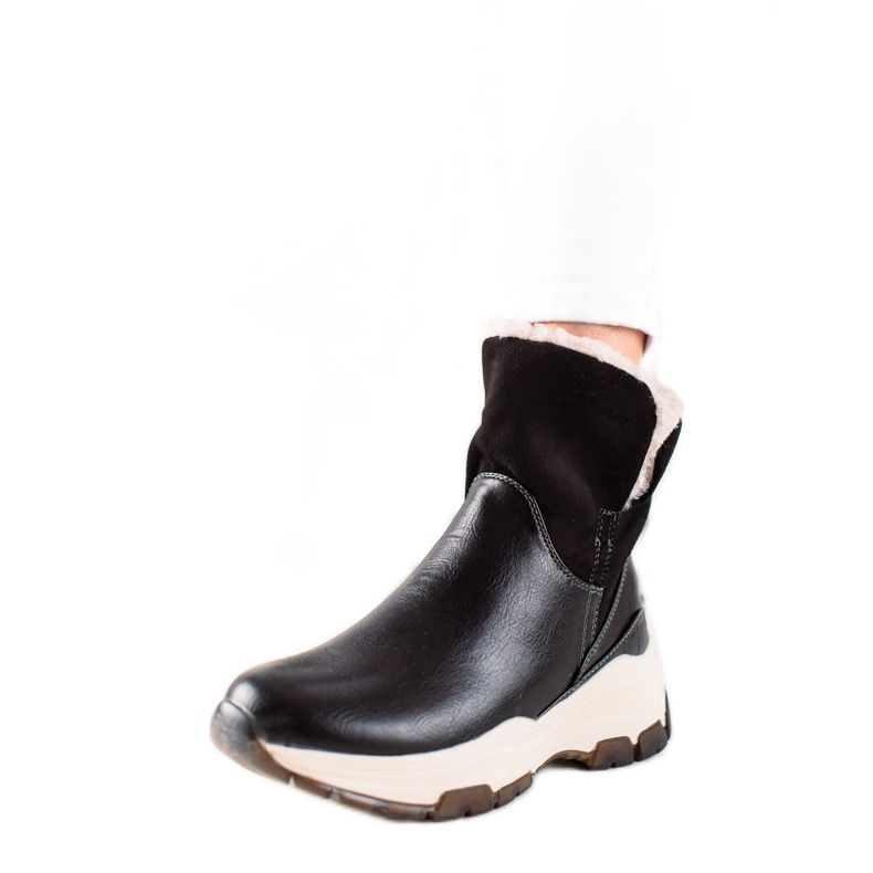 Goodin Botas Quentes Com Zíper preto