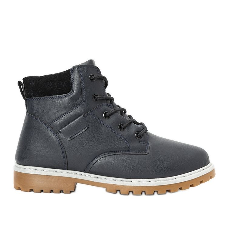 Botas de caminhada masculinas com isolamento azul marinho Adrien Botas de caminhada masculinas com isolamento azul marinho Adrien