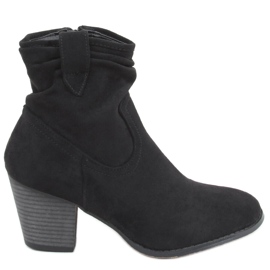 Botas de salto alto Bedd Black preto