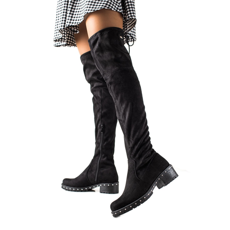 Lucky Shoes Botas Com Plataforma Decorativa preto