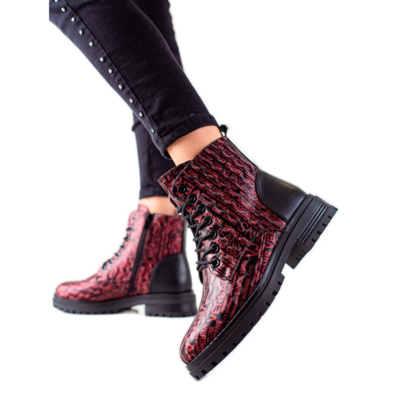 Goodin Trabalhadores de impressão na moda vermelho