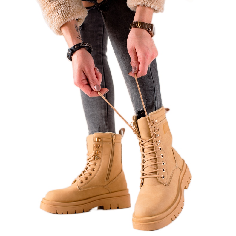 TRENDI Caçadores de camelos clássicos castanho TRENDI Caçadores de camelos clássicos castanho