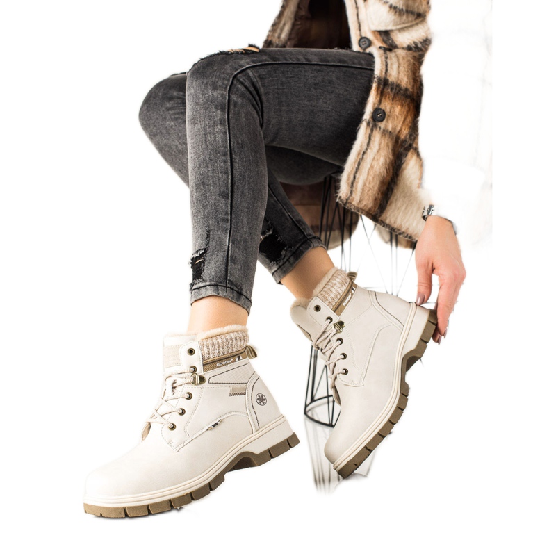 Goodin Caçadores esportivos confortáveis bege