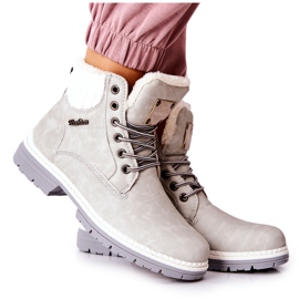 PH1 Caçadores de couro aquecido Laralis cinza claro