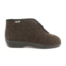 Sapatos femininos Befado pu 041D048 marrom