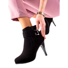 Camo Botas pretas de salto alto preto