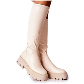FJ1 Botas altas hemera bege FJ1 Botas altas hemera bege