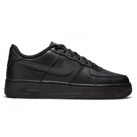Sapato Nike Air Force 1 Jr DO6396-001 branco preto Sapato Nike Air Force 1 Jr DO6396-001 branco preto