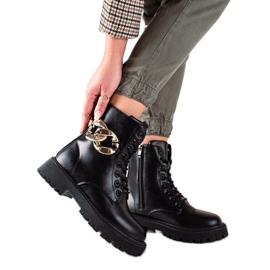 Groto Gogo Trappers pretos com ornamento